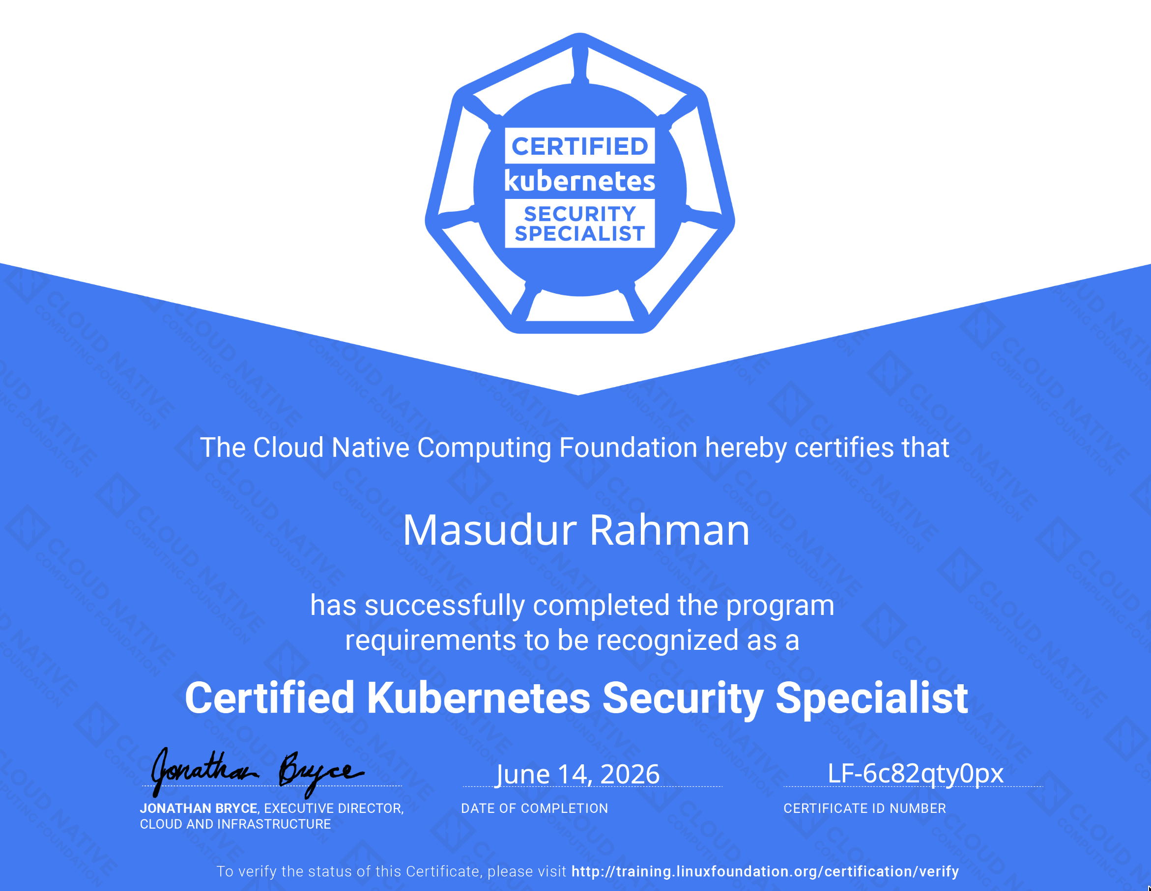 CKS Certificate